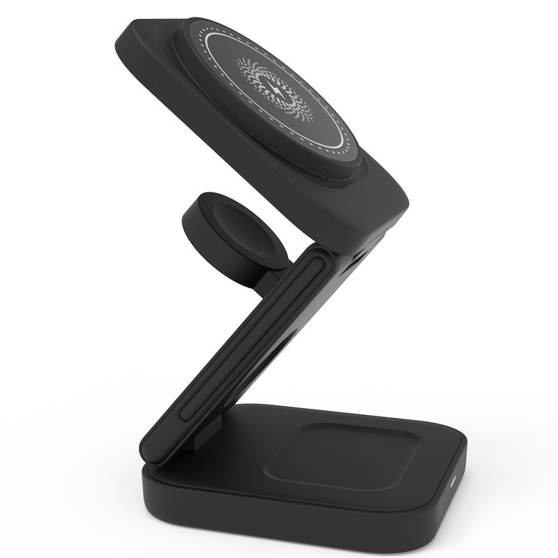 GearGremlin TriCharge – 3-in-1 Foldable Wireless Charging Station