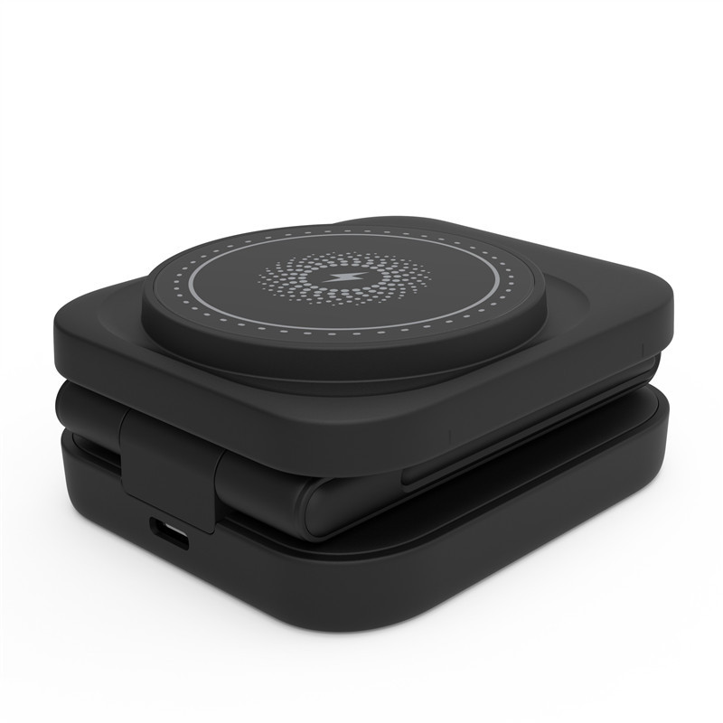 GearGremlin TriCharge – 3-in-1 Foldable Wireless Charging Station