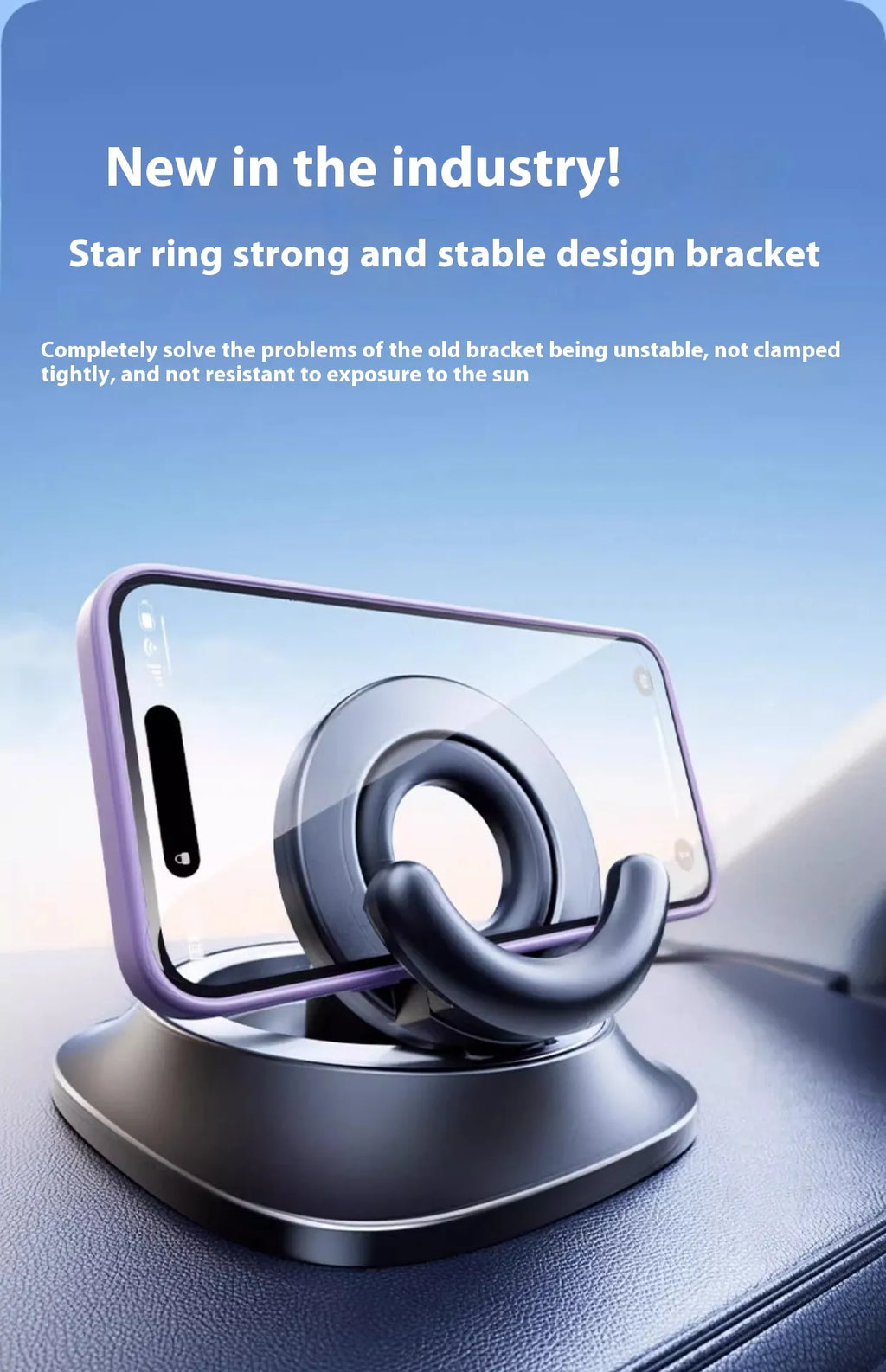 GearGremlin MagMount – Magnetic Dashboard Phone Holder