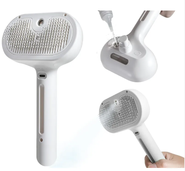 GearGremlin ShedBuster – Spray & Brush Pet Grooming Tool